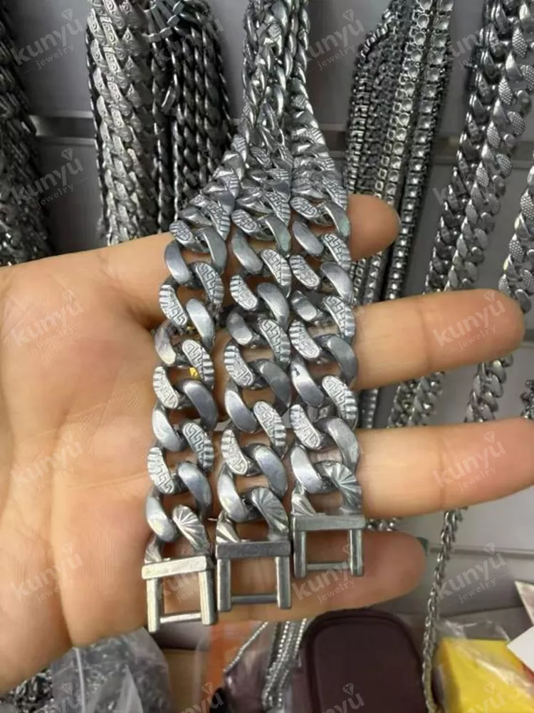 Iced out hip hop necklace